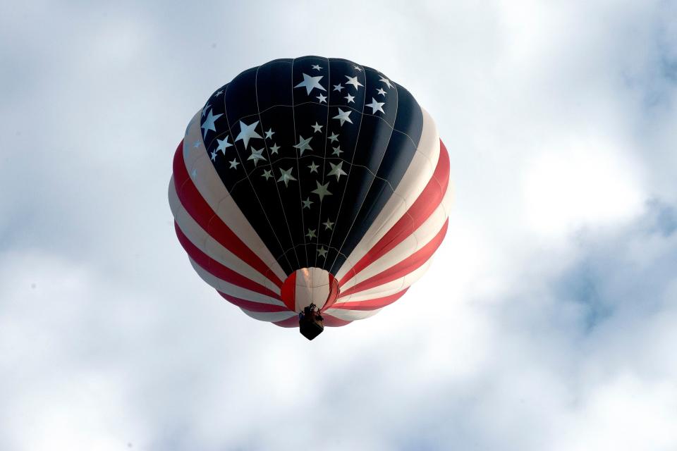 The hot air balloon 