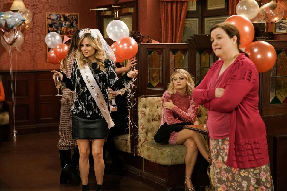 Friday, February 28: Sarah celebrates at her hen party