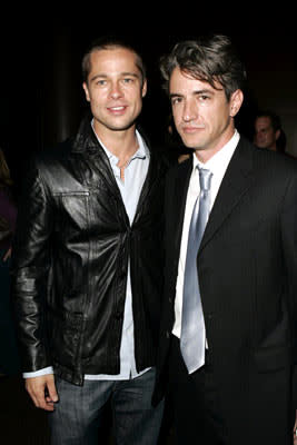 Brad Pitt and Dermot Mulroney at the Los Angeles special screening of ThinkFilm's Going Upriver: The Long War of John Kerry