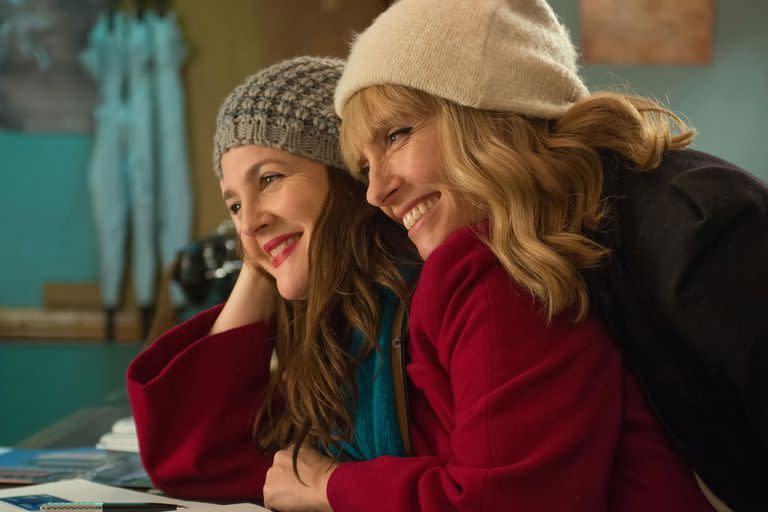 Toni Collette junto a Drew Barrymore en Ya te extraño