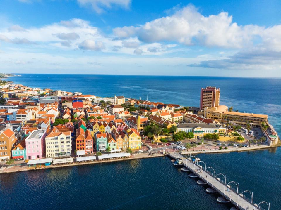 An aerial view of Willemstad, the capital of Curacao (Getty Images/iStockphoto)