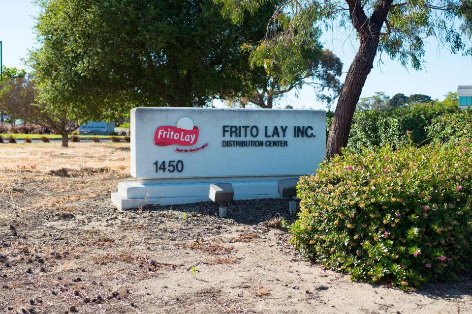 Entrance to Frito Lay Distribution Center in California.