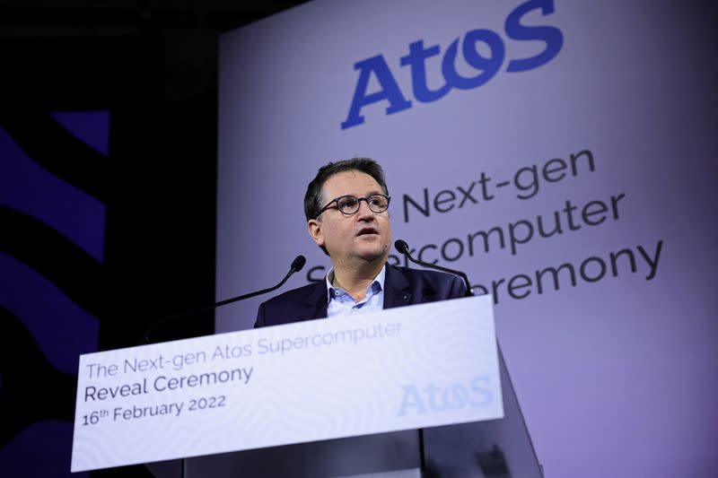 FILE PHOTO: French IT consulting firm Atos presents its new supercomputer in Paris