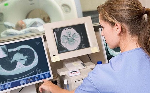 The reader rushed to have a CAT scan after being told of pancreatic irregularities - © MBI / Alamy