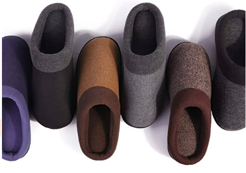 HomeIdeas Men’s Anti-Slip House Slippers (Photo via Amazon)