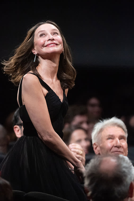 Calista Flockhart, aplaudida en Cannes