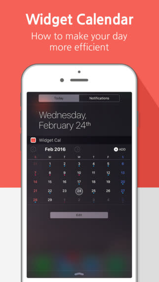 Widget Calendar