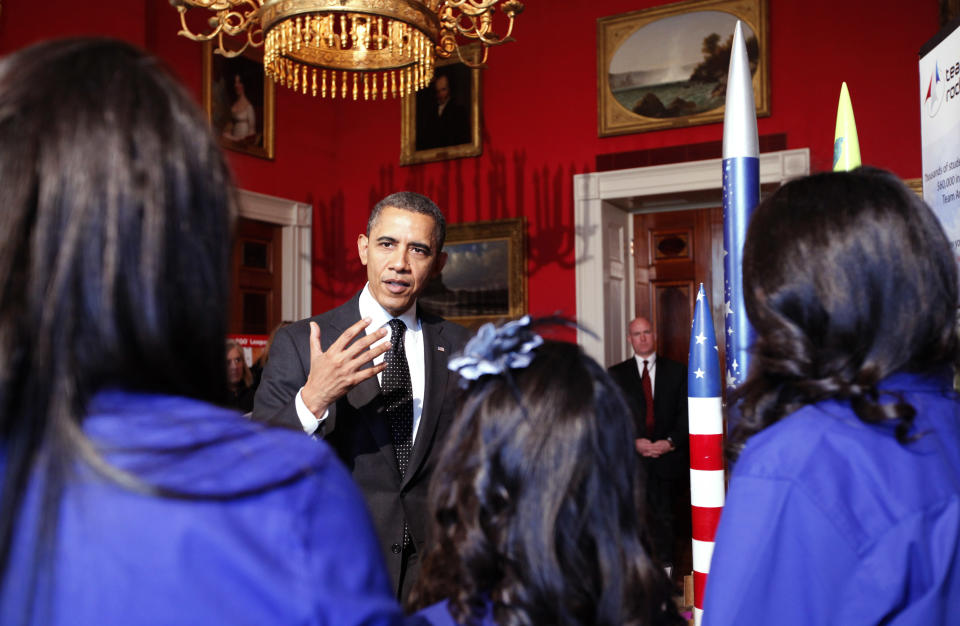 President Obama Hosts White House Science Fair