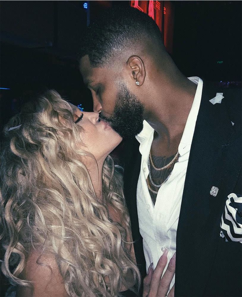 Khloé Kardashian and Tristan Thompson