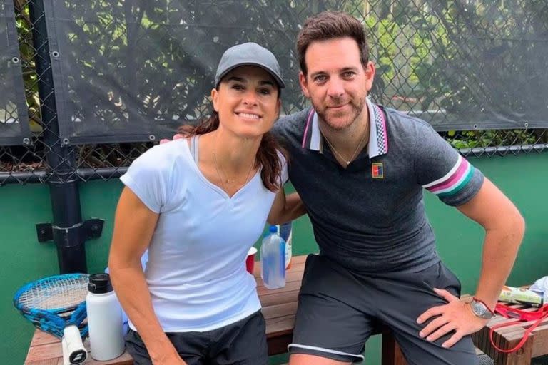 Gaby Sabatini y la foto que compartió junto a Del Potro que revolucionó a los fans del tenis