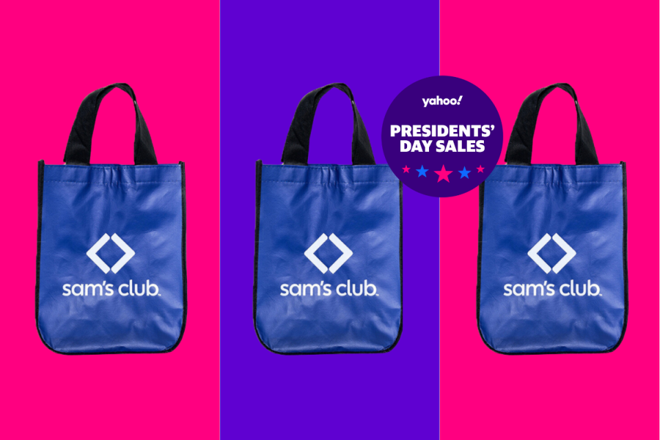 three Sam's Club bags