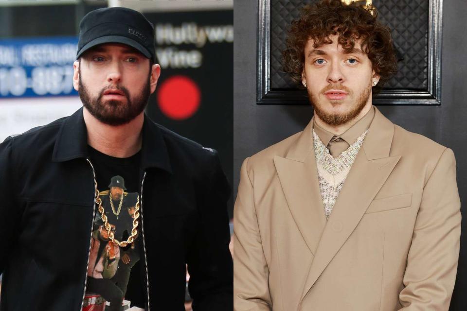 Paul Archuleta/FilmMagic;Matt Winkelmeyer/Getty Images Eminem; Jack Harlow