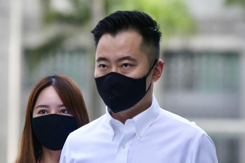 Daniel Ong arrives at the State Courts on 29 December. (PHOTO: Yahoo News Singapore/Dhany Osman)