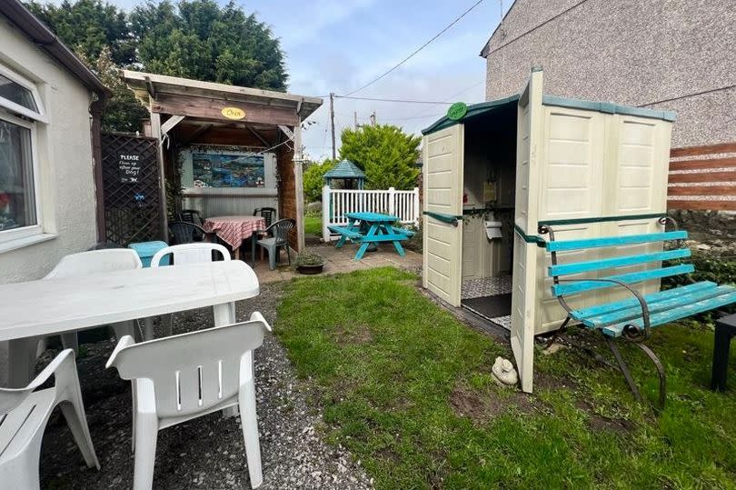 Jane and Jeff Phillips run the cafe from the back of their Malltraeth home -Credit:Williams and Goodwin