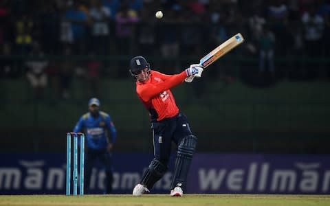 Jason Roy in action for England - Credit: Getty images