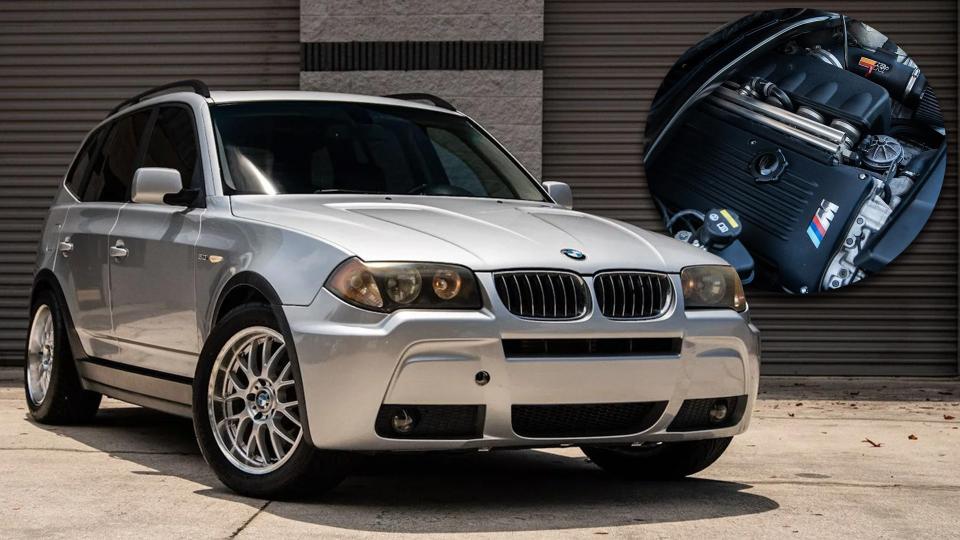 E46 M3-Swapped BMW X3 With a Six-Speed Is the M SUV You Want photo