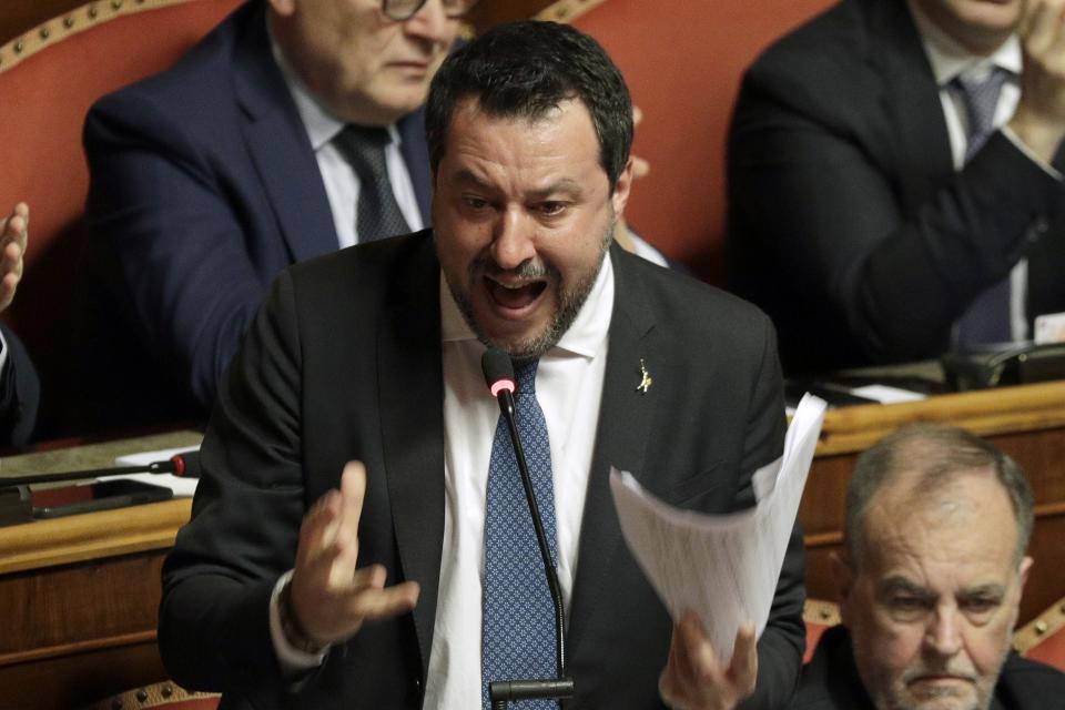 Matteo Salvini (AP Photo/Andrew Medichini)