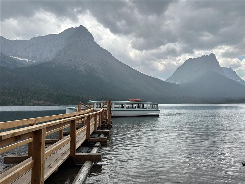 Glacier Park Boat Company offers tours of numerous lakes in Glacier National Park. The tour boat Little Chief has carried visitors since 1926 and now docks at St. Mary Lake.