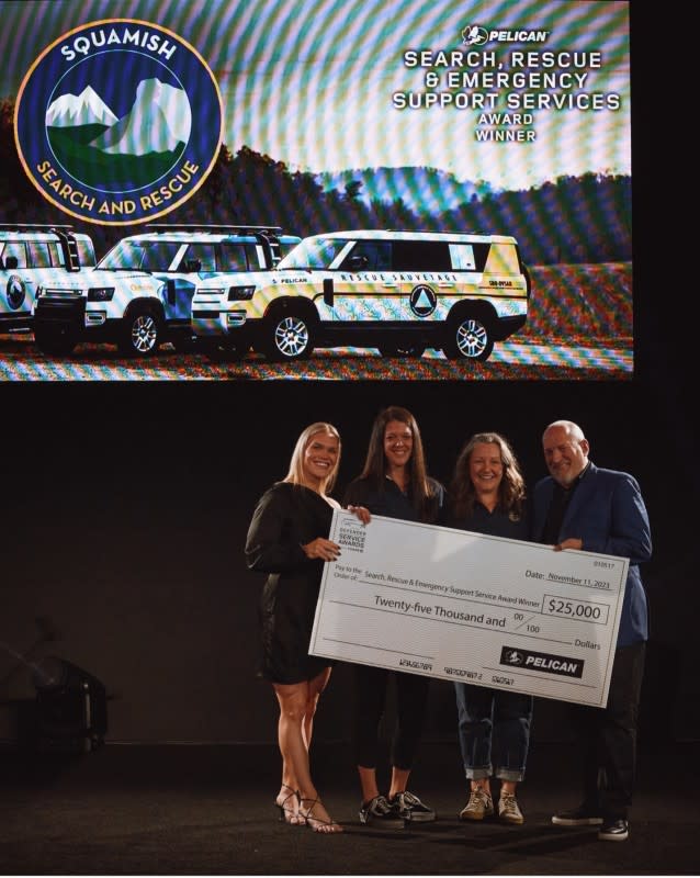 Defender Service Awards Search, Rescue and Emergency Support Services Award Winner: Squamish Search & Rescue<p>Courtesy Image</p>