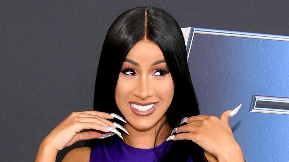 Cardi B gets her pose on at January’s “The Road to F9” Global Fan Extravaganza at Maurice A. Ferre Park in Miami. (Photo by Dia Dipasupil/Getty Images)