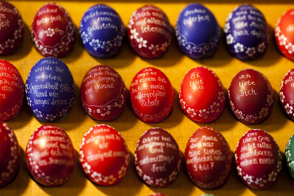 Sorbians Prepare Easter Eggs