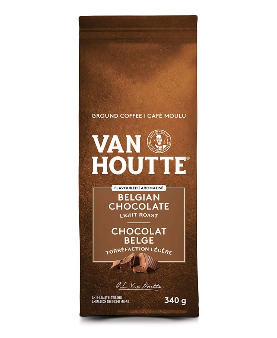 Van Houtte Belgian Chocolate Light Ground Coffee (Photo via Amazon)