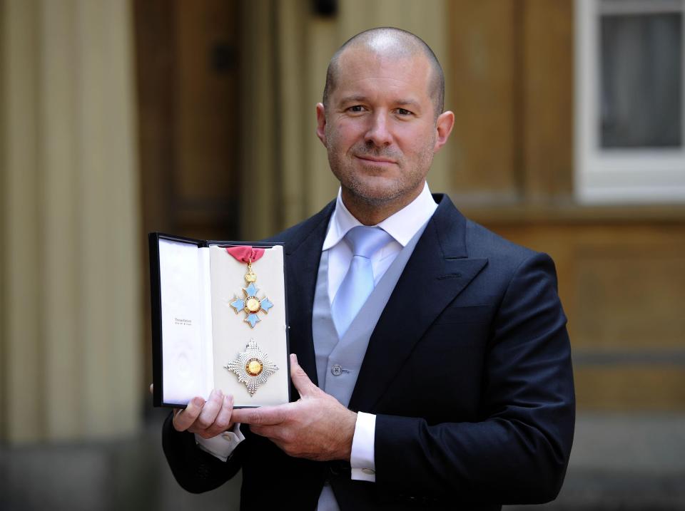 Jony Ive was recognised with a knighthood for his work in design (Rebecca Naden/PA) (PA Archive)