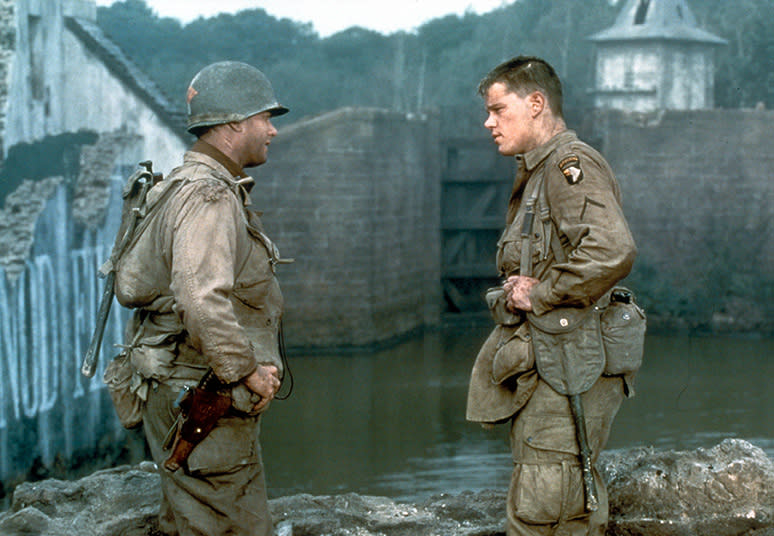 Tom Hanks, Matt Damon, 'Saving Private Ryan', 1998