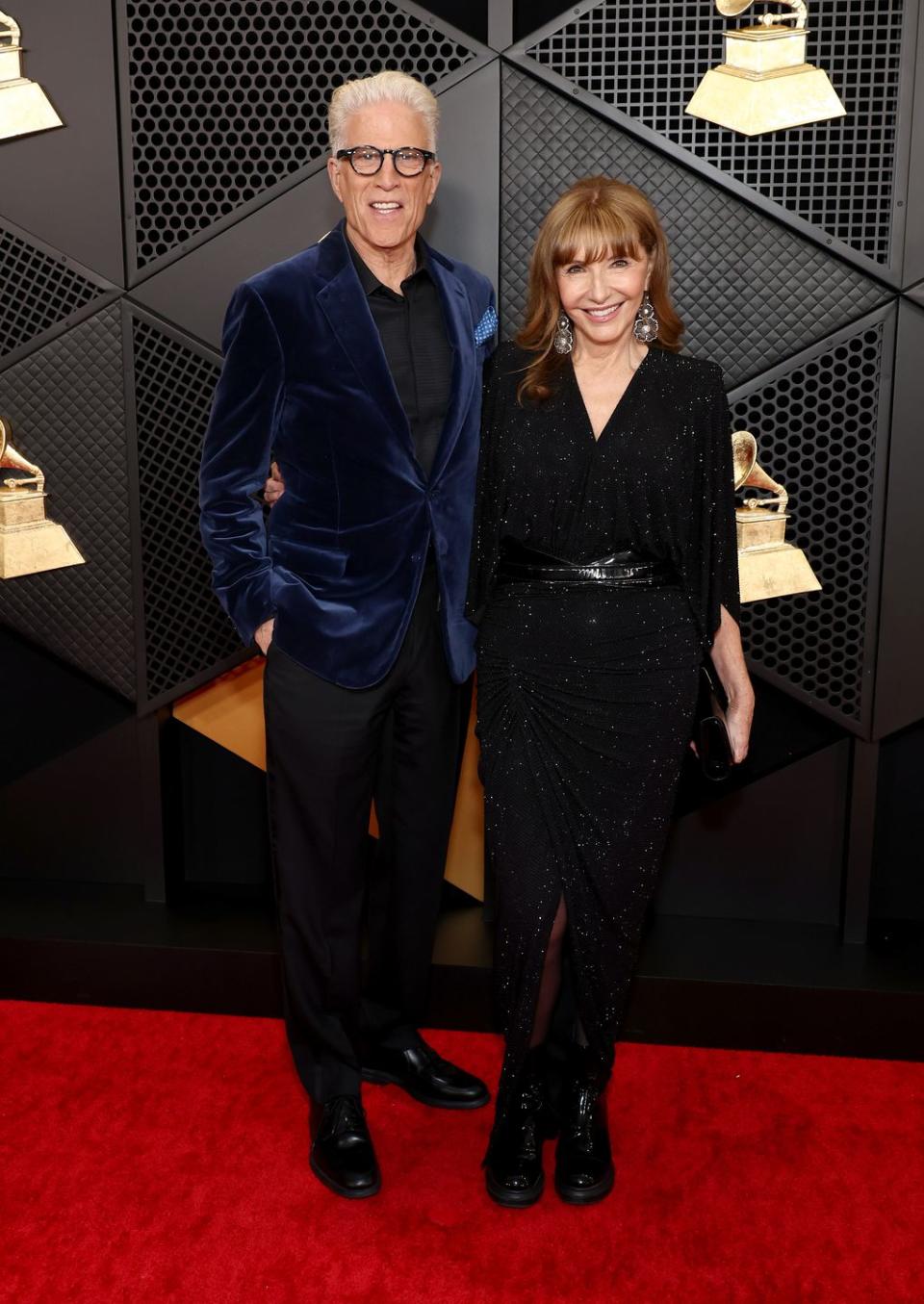 ted danson and mary steenburgen at 66th grammy awards