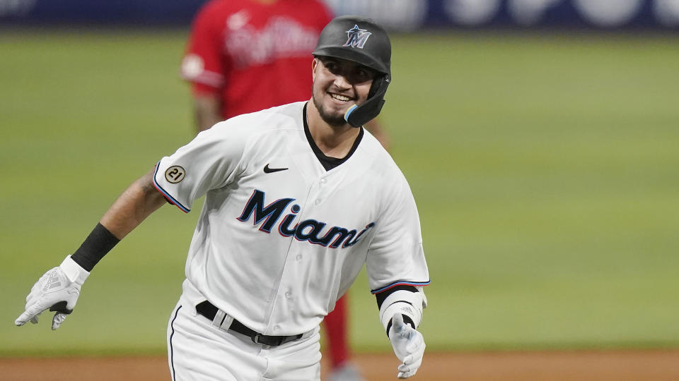 Jordan Groshans was once a highly touted Blue Jays prospect. (AP Photo/Lynne Sladky)