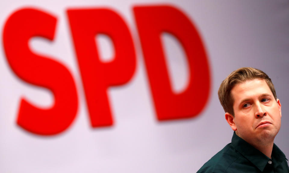 Kevin Kühnert bei einem SPD-Kongress im Dezember 2019 (Bild: REUTERS/Fabrizio Bensch)