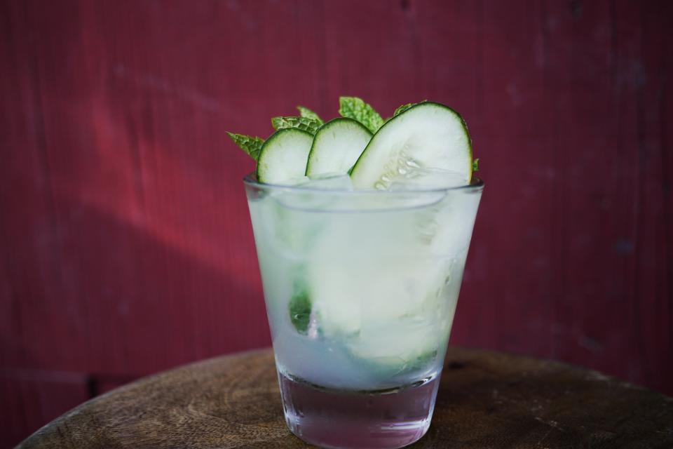 <strong>What you'll need:</strong><br />2 oz. Blanco 100% Agave tequila<br />.75 oz. simple syrup (to make, combine and stir one part granulated sugar and one part water)<br />1 oz. lime juice<br />2 cucumber wheels<br />2 mint sprigs (or sage leaves)<br /><br /><strong>Why it works:</strong><br />"For weddings, a good starting point is a drink that&rsquo;s accessible and refreshing. I like to make a&nbsp;Tequila&nbsp;Eastside, which consists of tequila, lime, cucumber and mint and switch the herbs based on the season -- sage works well year-round when combined with the minerality of the&nbsp;tequila. You should also always have something on-hand for your guests that aren&rsquo;t drinking; <a href="https://www.seedlipdrinks.com/" target="_blank">Seedlip Garden</a>, a non-alcoholic spirit, subs for the&nbsp;tequila&nbsp;perfectly in this recipe. Buy a bottle or several, depending on the size of the wedding, and ask your caterer to make a small batch of non-alcoholic cocktail." -- <i>Aaron Polsky, bar&nbsp;manager at <a href="http://harvardandstone.com/" target="_blank">Harvard &amp; Stone</a>&nbsp;in Los Angeles, California</i>