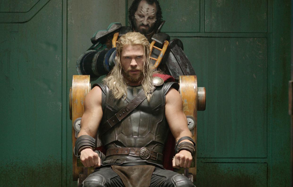 Chris Hemsworth als Thor im neuen Film „Thor: Ragnarok“. (Bild: REX/Shuttershock)