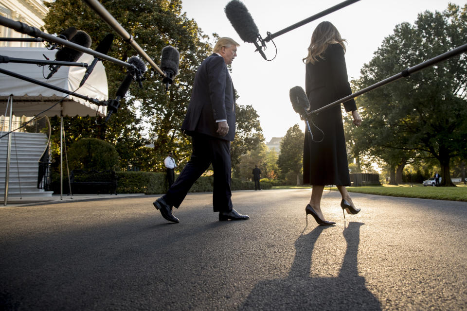 Trum Trump visits Las Vegas after deadly mass shooting