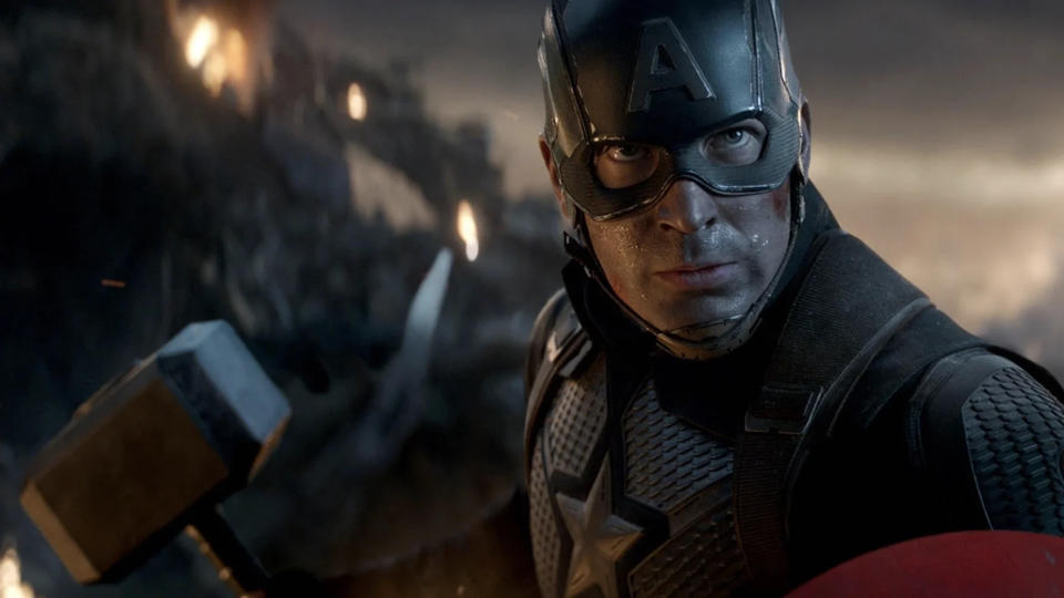 Chris Evans as Steve Rogers/Captain America in 'Avengers: Endgame'. (Credit: Disney/Marvel)