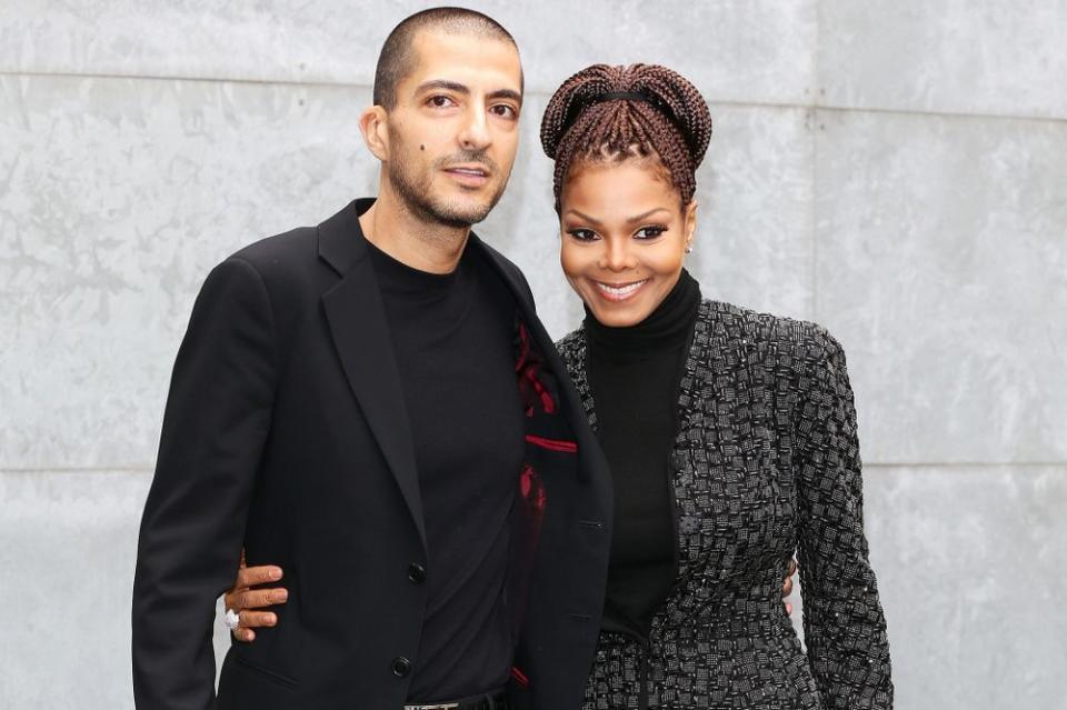 Wissam Al Mana and Janet Jackson in 2013