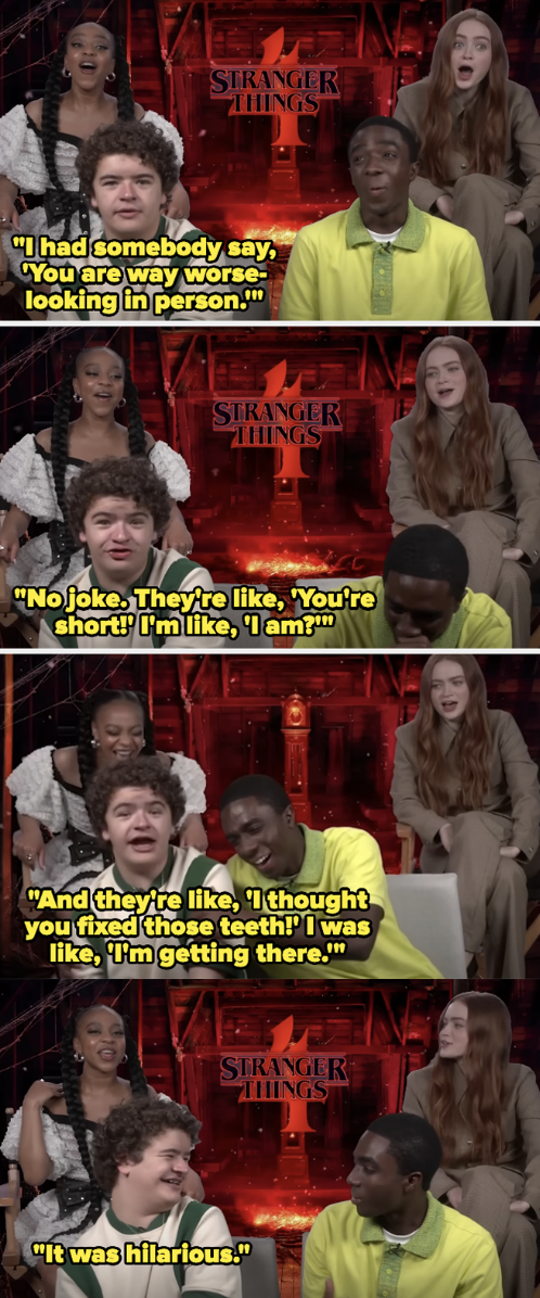 Interview with the "Stranger Things" cast.