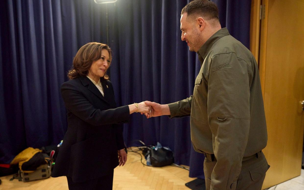 Kamala Harris said she will firmly stand with Ukraine if she wins the November election