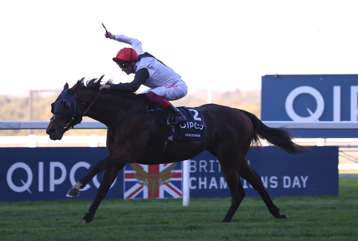 Cracksman and Frankie Dettori win the QIPCO Champion Stakes