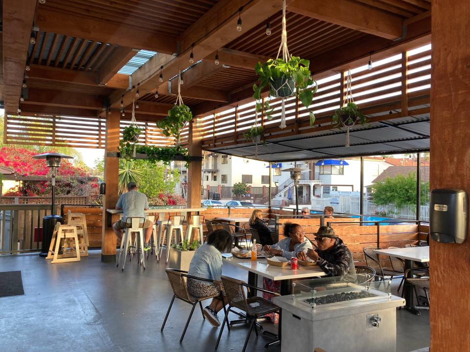 Tuetano Taqueria offers plenty of outdoor seating at 2540 Congress Street, San Diego.
