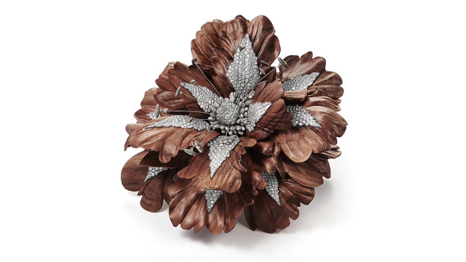 Boucheron High Jewelry Bois Diamant Brooch - Credit: Boucheron