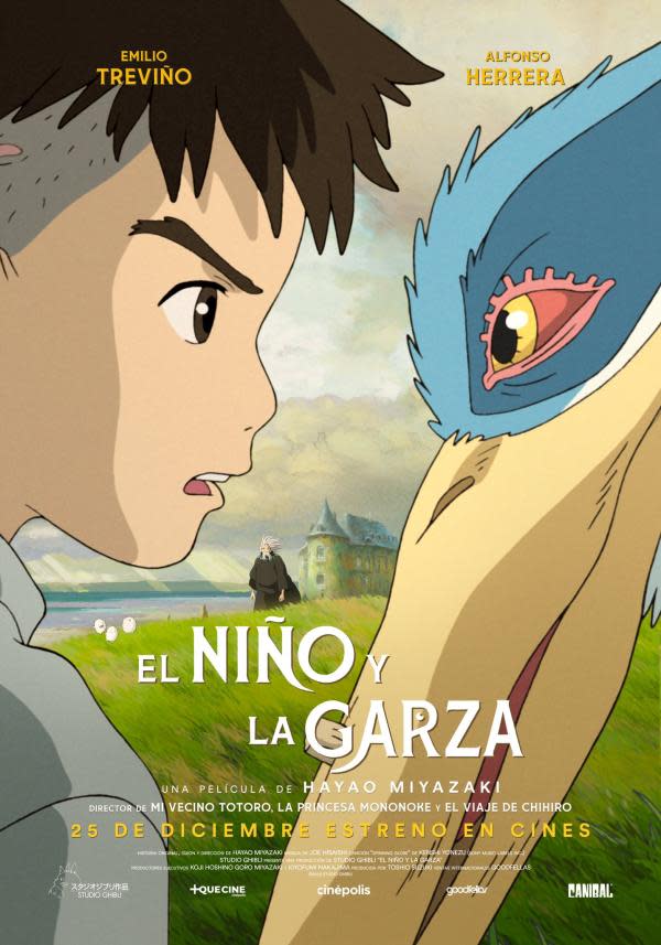 Póster oficial de El Niño y La Garza