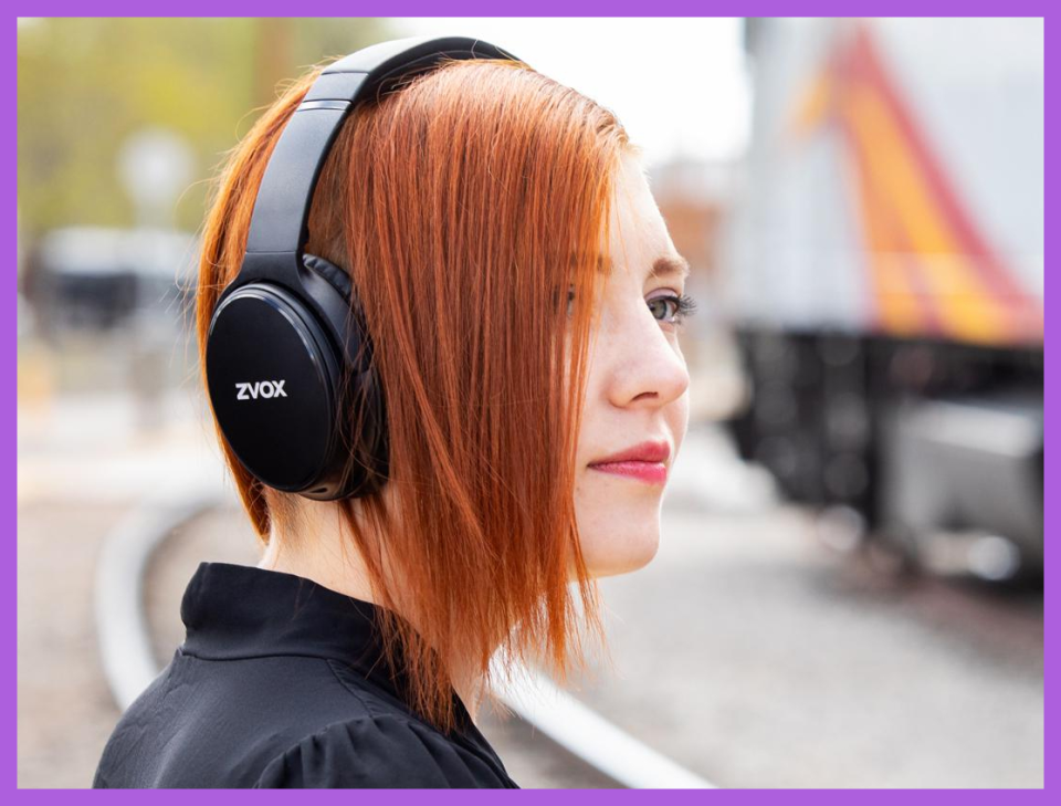 YES: Buy these headphones! NO: Don't wear them while you're crossing train tracks. (Photo: HSN)