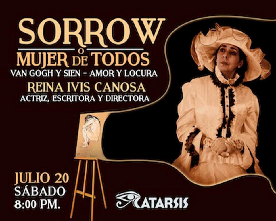 “Sorrow o mujer de todos” se inspira en la pintura de Van Gogh y narra la compleja vida de Sien Hoornik, en el Teatro Trail.