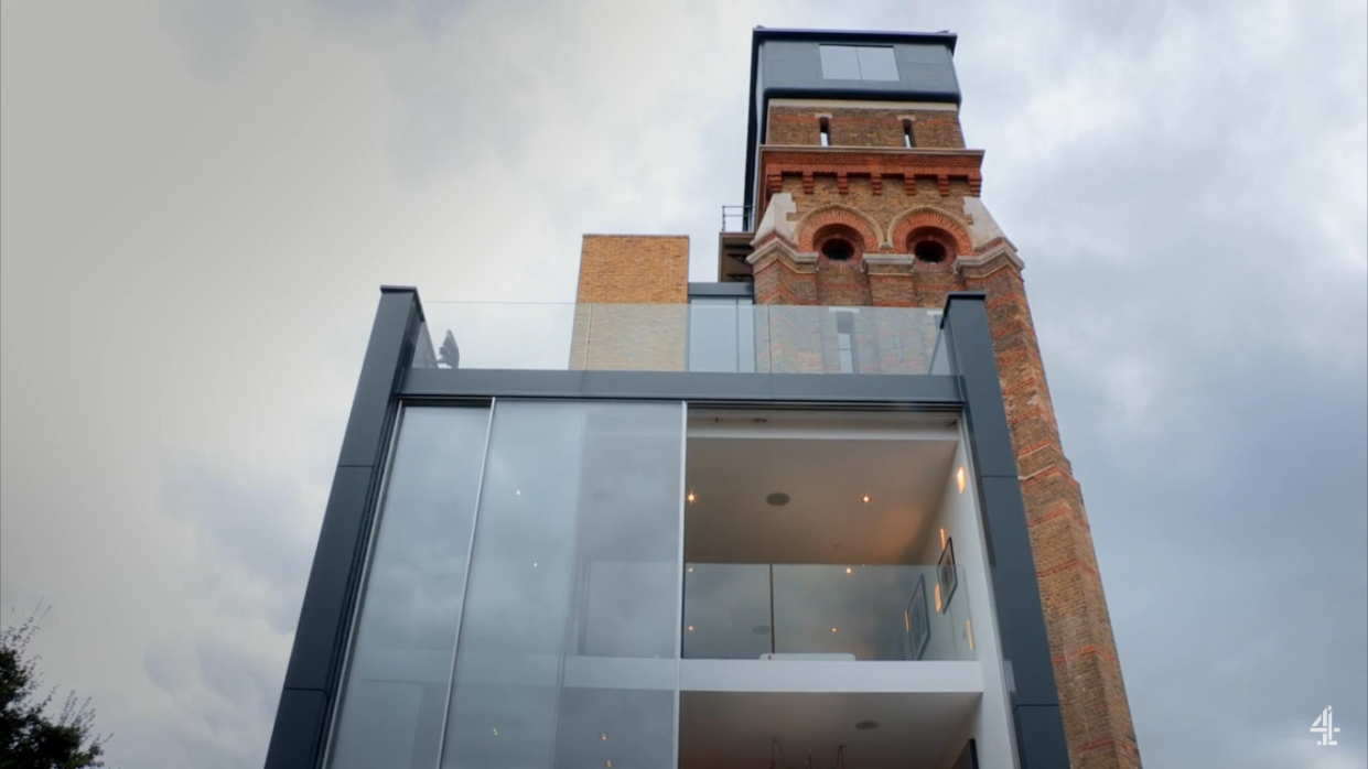 The water tower conversion was one of the show's standout projects. (YouTube)