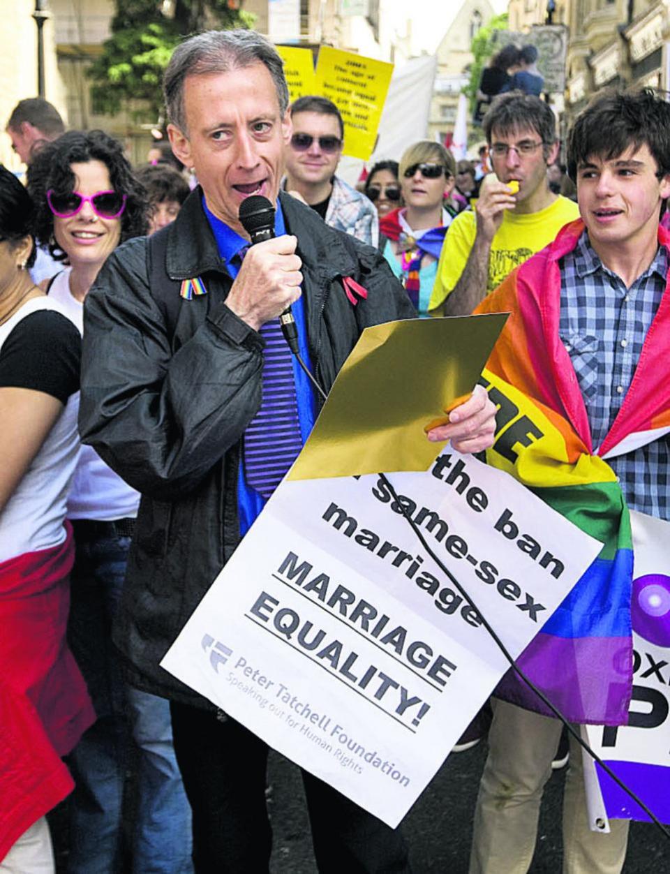 Oxford Mail: Peter Tatchell in Oxford