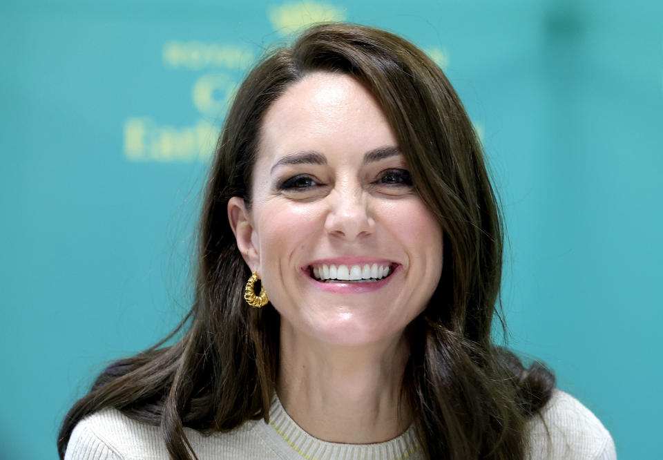 closeup of kate smiling