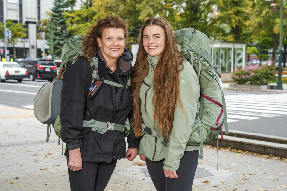 Sharon and Brydie on Race Across the World 2024