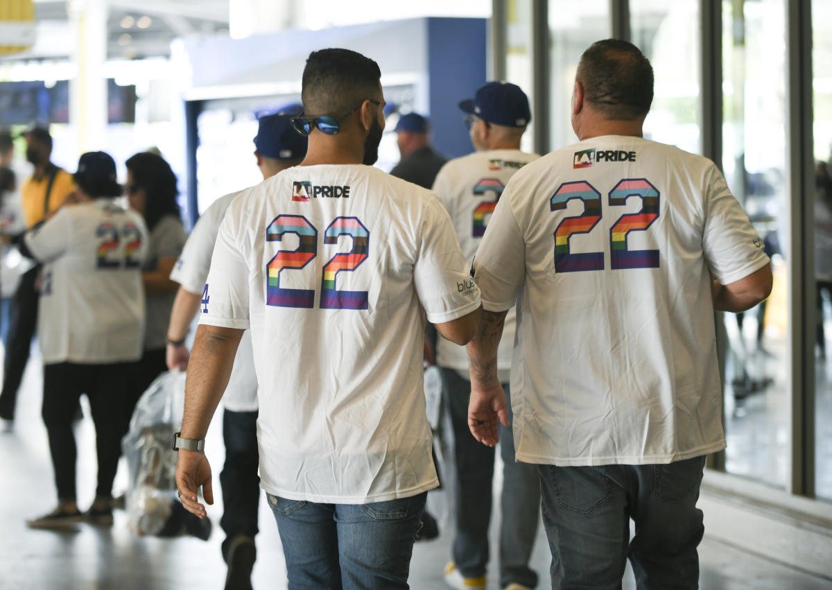 Los Angeles Dodgers on X: Celebrating LGBTQ+ Pride Night at