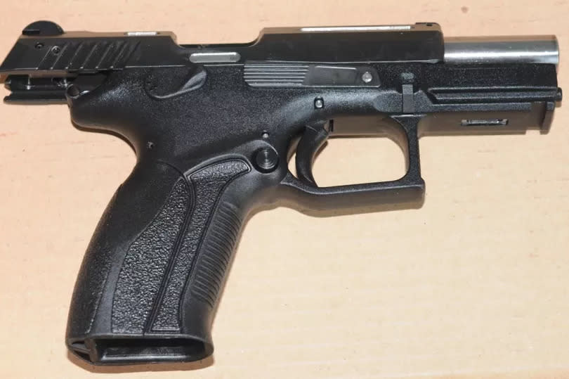 One of the weapons police seized -Credit:GMP